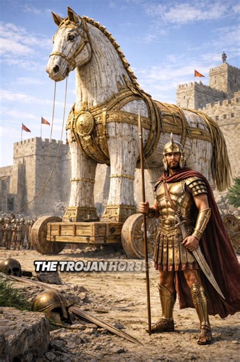 The Trojan Horse wasn’t a gift it was the most dangerous idea in ancient history. When Troy pulled it inside their walls the war ended not with battle but with deception silence and a single fatal mistake that changed myth forever. #TrojanHorse #Odyssey #AncientGreece #GreekMythology #odysseus