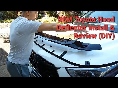 2020-2026 Toyota Highlander OEM Hood Deflector Installation & Review