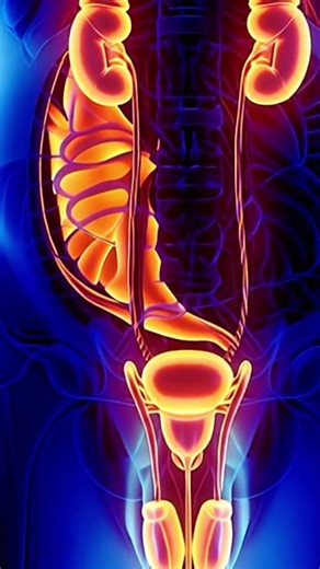 Male Urinary System 3D💀 #urinarysystem #viral #shorts