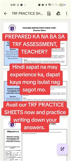 TRF Practice Sheets for Teachers: Boost Your Skills