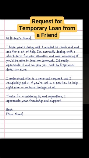 Financial request letter writing idea part_53 #financialrequest #financialhelp | English Class