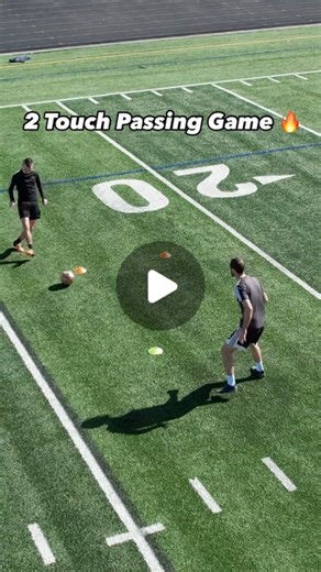 •Soccer •Workouts •Coaching on Instagram: "2 Touch Passing Game ⚽️ . . . #soccergame #soccerchallenge #soccertips #soccerdrills #soccerpractice #soccerdrillsforkids #footballtraining #footballers #soccerplayers"
