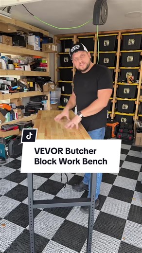 VEVOR Heavy Duty Butcher Block Work Bench Overview