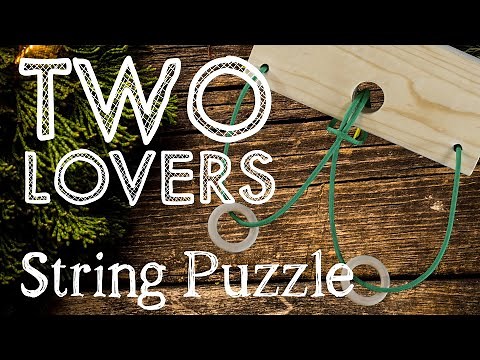 String and Rings Puzzle Brain Teaser Tutorial