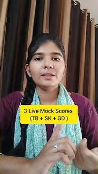 3 Live Mock Scores 🔥 | 95+ % { English like over confidence} #bankexam
