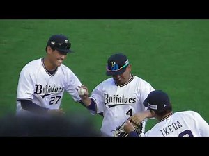 【ドキドキ】森友哉の外野守備 ファインプレー並みのお出迎え 2023.8.4 ＃オリックス ＃オリックスバファローズ ＃ほっともっとフィールド神戸 ＃森友哉