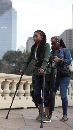 The ReWalk Personal Exoskeleton allows Dalasia to get back to doing the things she loves. As a trusted, proven device for individuals with SCI, it is no surprise Dalasia refers to the mental "boost" the device has given her. | ReWalk Personal Exoskeleton