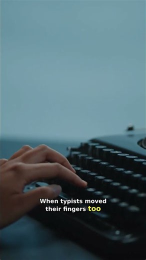 ⌨️ WHY COMPUTER KEYBOARDS USE THE QWERTY LAYOUT #Shorts