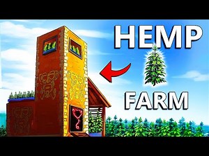 I built a Hemp Farm in Official RUST...