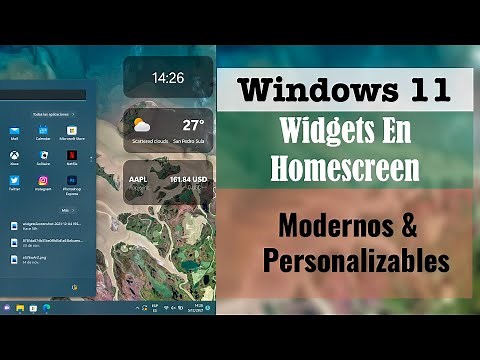 ✅ Windows 11 Nuevos Widgets Para Tu Escritorio Personalizados Modernos 🤩❤️