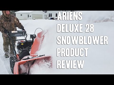 Ariens Deluxe 28 Snow Blower Review and Starting