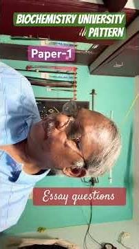 biochemistry paper-1-university pattern-muralis simplified biochemistry