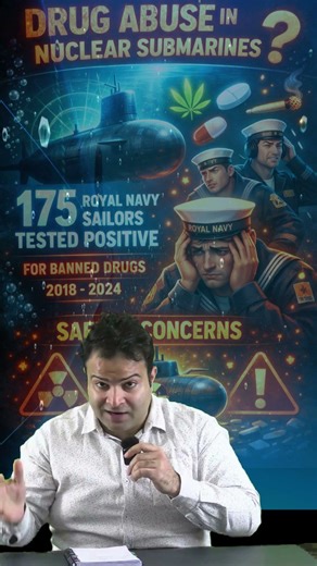 UK Submarine Crew Tested Positive for Drugs #britishnavy #royalnavy #drugaddiction #drugs