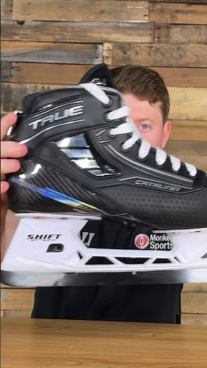 True Catalyst 9x4 Goalie Skate Review #hockey #nhl #goaliegear