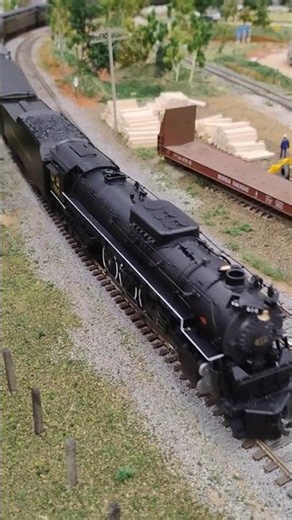 ho scale Chesapeake and Ohio 4-8-4 locomotive