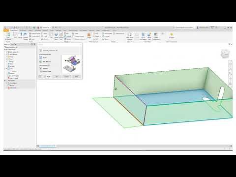 Inventor Sheet Metal Unfold and Refold
