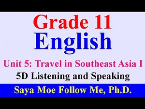Grade 11 English: Unit 5, Listening And Speaking
