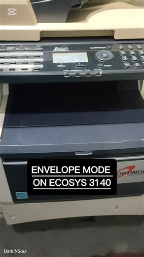 How to clear envelope mode on Ecosys fs-3140