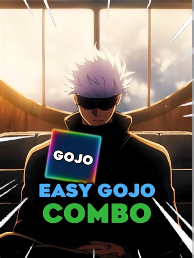Easy Gojo combo for beginners | #roblox #jjs #jujutsushenanigans #jujutsukaisen #jjk