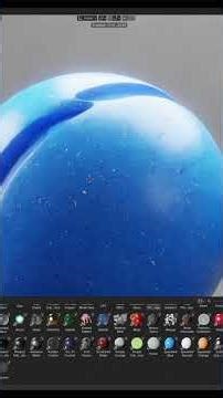 Free Speckled Plastic Material for Blender! #shorts