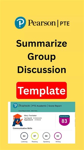 Summarize Group Discussion Template