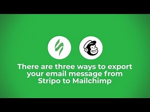 How to Export an HTML Email Template from Stripo to Mailchimp: Single and Bulk Exports