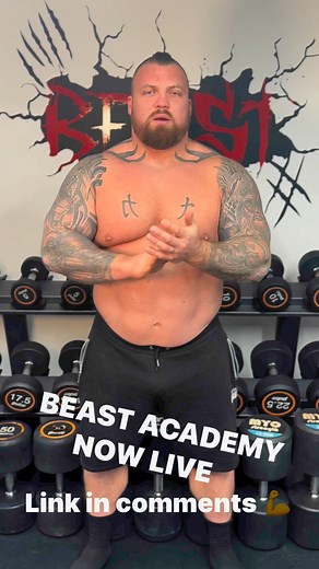 284K views · 3.5K reactions | BEAST ACADEMY NOW LIVE ✅ Diets, Training, Life Hacks, Sleep Hacks, Competitions, Transformations, Giveaways, Discounts for protein and so much more!! Sign up now, Link in comments. Big Love, The Beast™️ | Eddie Hall - The Beast | Facebook