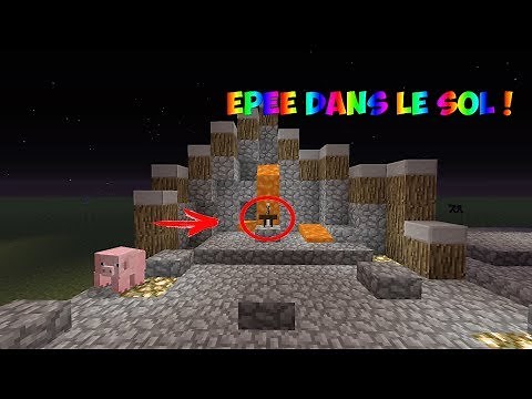 MINECRAFT : COMMENT FAIRE UNE EPEE DANS LE SOL !