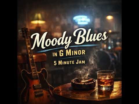 Moody Blues Backing Track in G Minor – 5 Minute Slow Blues Jam (No Lead Guitar)