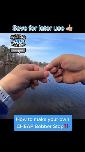 Homemade 🎣 Bobber Stops (CHEAP & EASY‼️)