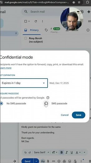 How to Send a Confidential Email Using Lock 🔒 | Gmail Secret Trick#gmail #mail