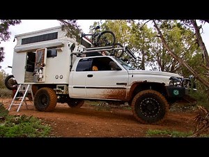 Truck Camping: INCREDIBLE Custom 4x4 Overland Rig (walk-through)