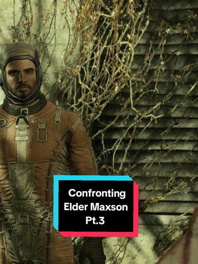 Confronting Elder Maxson in Fallout 4