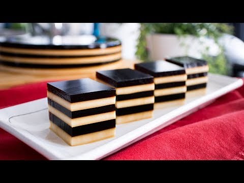 Coffee & Cream Agar Jelly Recipe วุ้นกาแฟ | Thai Recipes