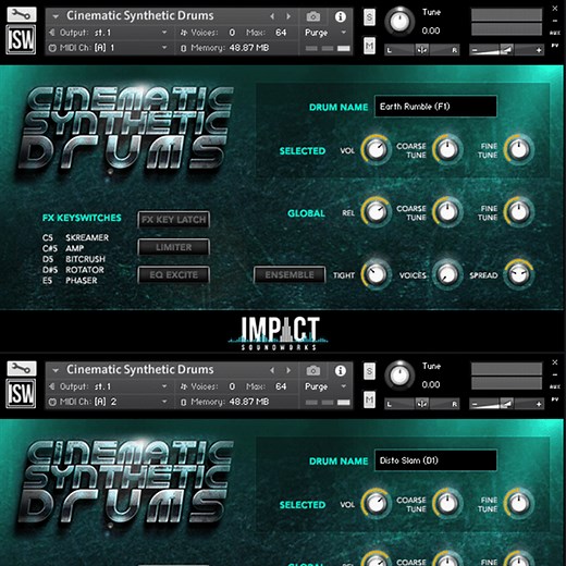 Cinematic Synthetic Drums FREE (VST|AU|AAX)