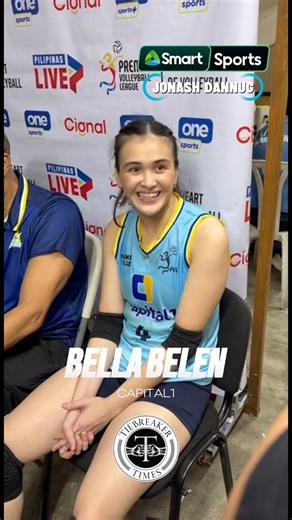#WATCH: SEE YOU PO! 🏐 Bella Belen is looking forward to facing her former head coach Sherwin Meneses and fellow Lady Bulldog Sheena Toring and Jen Nierva on Saturday #ReadMore 👉 https://tbti.me/s22v7i 📹 Jonash Dannug/Tiebreaker Times | Tiebreaker Times