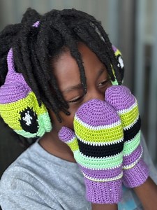 Mittens Crochet Pattern – Beginner Alien Gloves (digital Download) - Etsy