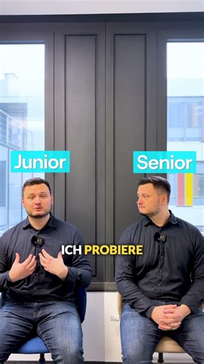 Softwareentwickler: Junior vs Senior Developer #programmieren #softwareentwicklung #informatik