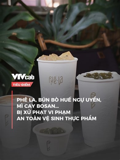 Phê La, bún bò Huế Ngự Uyển, mì cay Bosan... bị xử phạt vi phạm an toàn vệ sinh thực phẩm #vtv #vtvcab #vtvcabtintuc #vtvcabtieudiem #xuhuong #tin #tiktoknews #viral #vtmc