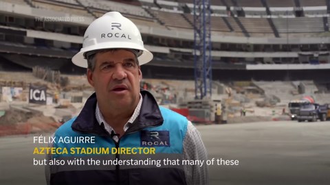 Mexico City's iconic Azteca Stadium races to meet World Cup deadline as neighbors voice concerns