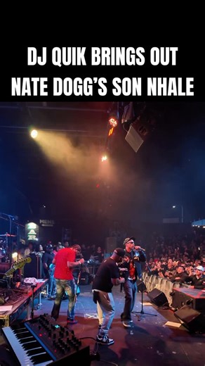 Nhale 🐾 on Instagram: "Legendary moment last night — honored to touch the stage with Dj Quik"