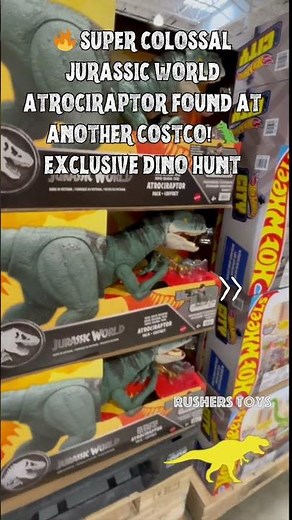 🔥 Super Colossal Jurassic World Atrociraptor FOUND at Another Costco! 🦖 Exclusive Dino Hunt!