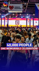 13K views · 109 reactions | Kalayaan 2025 brought over 40,000 people together to celebrate Filipino pride, unity, and culture in the UAE. Thank you for joining us on this special day! #PhilippineIndependenceDay #ParadeOfColors #FilipinoFestival #UAEFilipinoCommunity #CultureAndTradition #Kalayaan2025 | Emirates Loves Philippines | Facebook