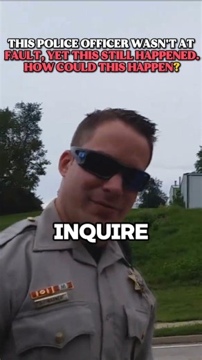 The Most Respectful Cop Interaction You'll Ever See! #shorts
