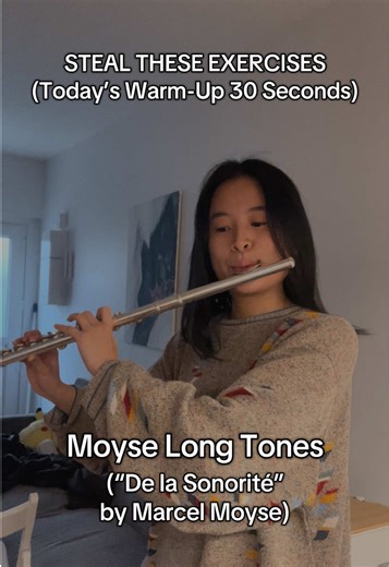 Snippets from my warm-up today! These are great exercises to steal from me if you’re note already doing them 😉 Follow me for more flute-tips and content about my life as a flutist in Paris 🪈🇫🇷 #flutelesson #fluteplayer #fluteteacher #flute #flutetips