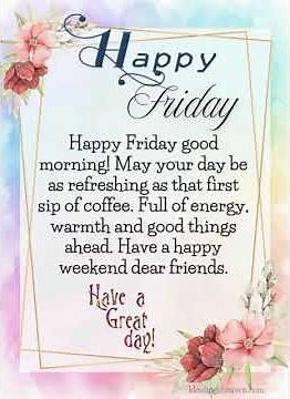 Good Morning Friday Blessings 🌞 | Happy Friday Wishes, Quotes & Blessing Images