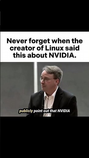 Creator of Linux said this about Nvidia 👏 #wealthmindset #billionaire