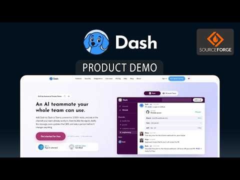 Dash Product Demo Showcase: AI Teammate for Slack and Microsoft Teams