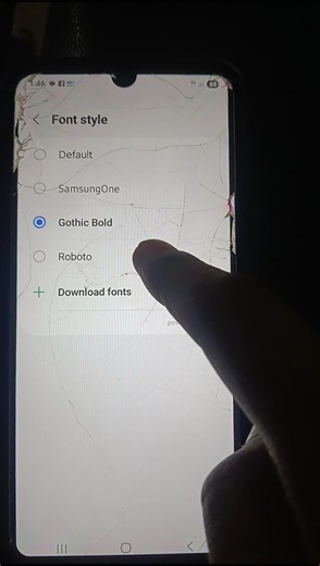 samsung galaxy font style change kaise kare #samsung #fontstyles