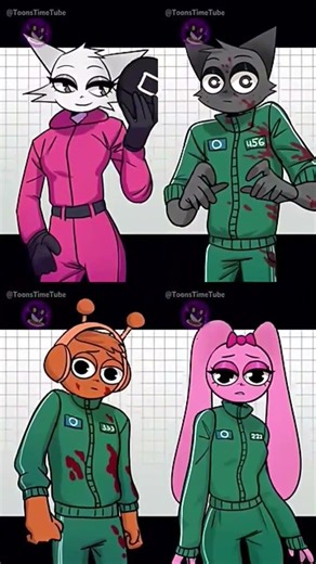 os Sprunkis no round 6